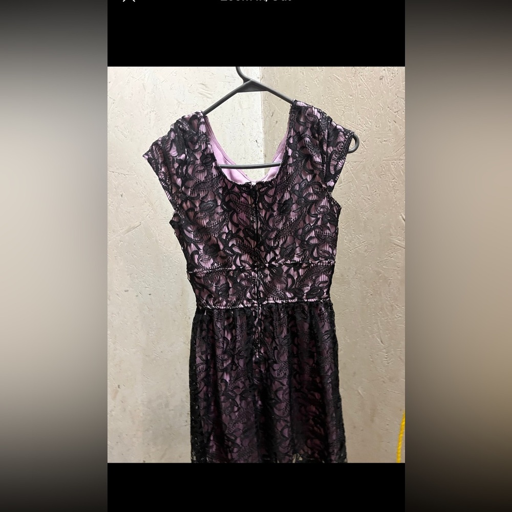 Three pink Hearts Womens pastel dress size 5